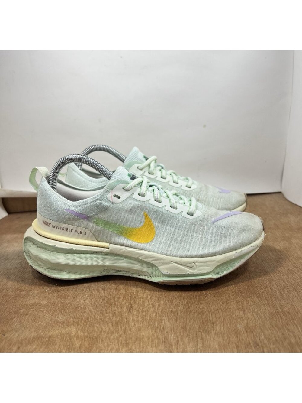 Nike ZoomX Invincible Run FK 3 Flyknit Barely Green Shoes HF5729-391 Womens 8.5